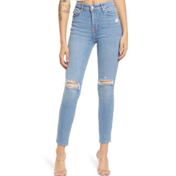 Lovers + Friends Denim - Lovers + Friends Ricky Low Rise Skinny Jeans